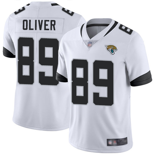 Nike Jacksonville Jaguars #89 Josh Oliver White Men Stitched NFL Vapor Untouchable Limited Jersey->jacksonville jaguars->NFL Jersey